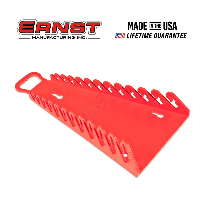 Ernst Manufacturing 5115-Red Gripper Reverse Wrench Organizer, 12 Tool, Red - Image 2
